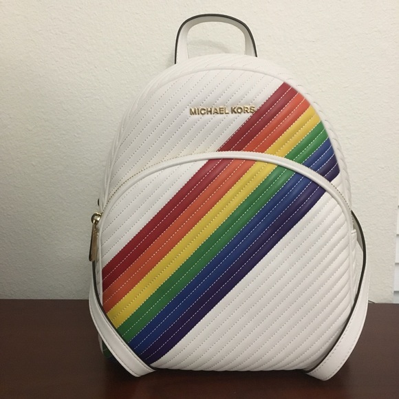 Last one❗️Michael Kors abbey rainbow 🌈 Backpack - Picture 3 of 8